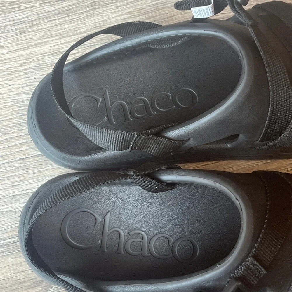 Chaco Chillos‎ EVA Sport Sandals Black Straps Child 4 UK 3 EU 35